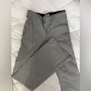 Vintage Gingham Flare Pants